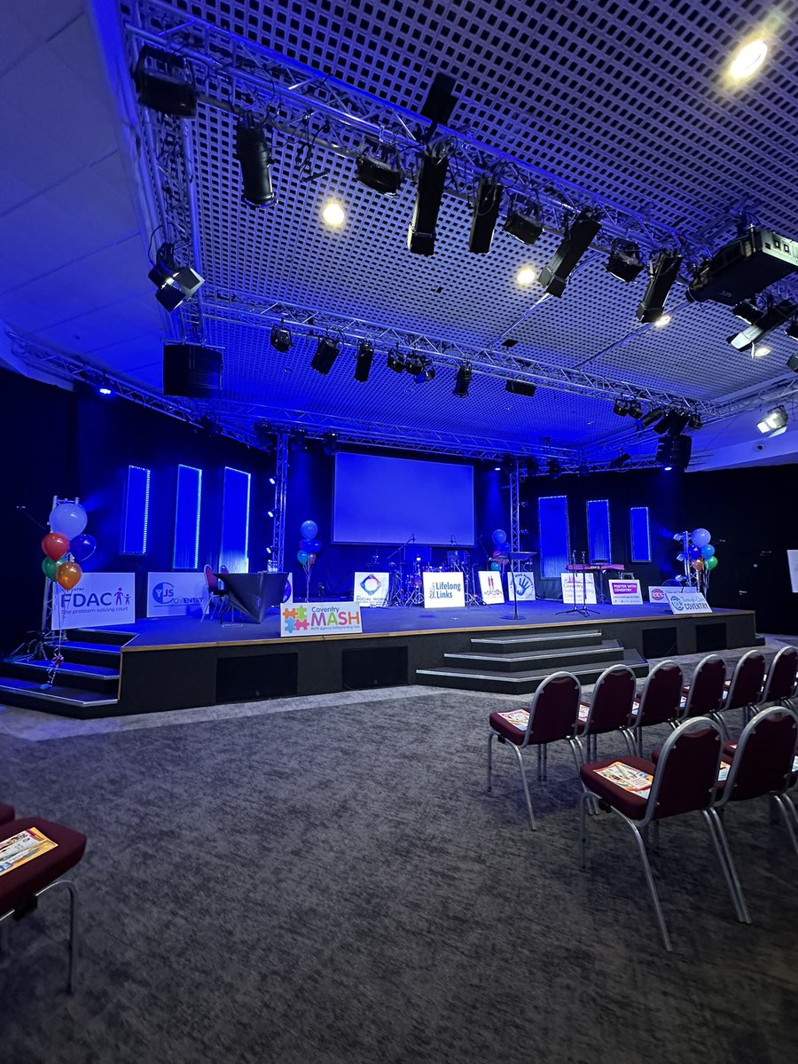 Today is the Coventry Children &amp; Education Services Conference 🎉 Can’t wait to connect with colleagues, celebrate our achievements together &amp; listen to some fantastic speakers 🎊