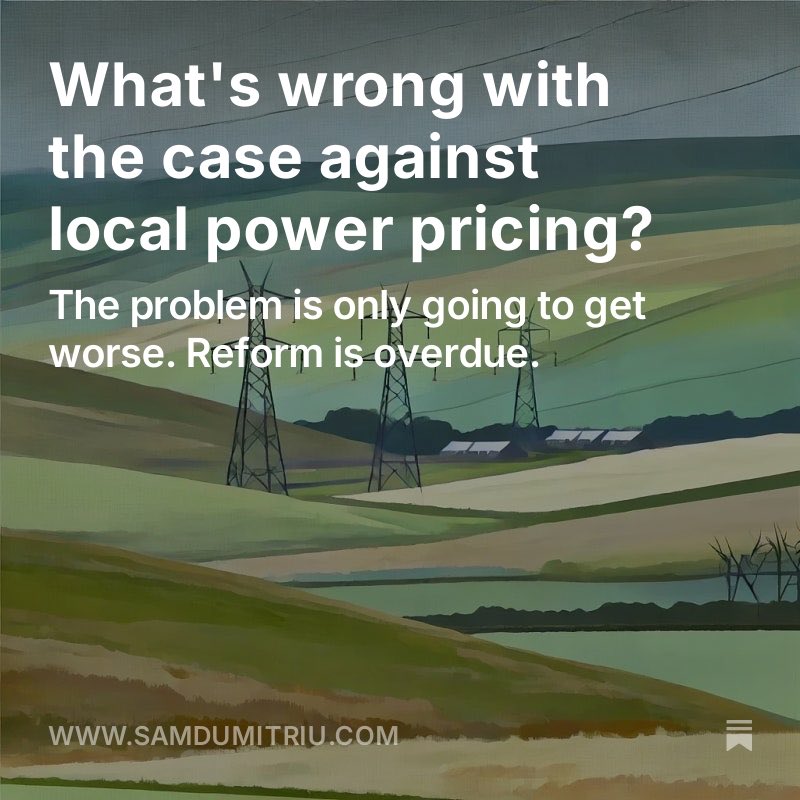 NEW: Why the argument for keeping the UK’s single national electricity price don’t add up.

samdumitriu.com/p/whats-wrong-…