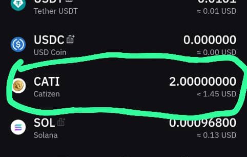 $CATI Listing price, 0.75 as shown by BYBIT 

How much are you making if you're able to sell at this price?