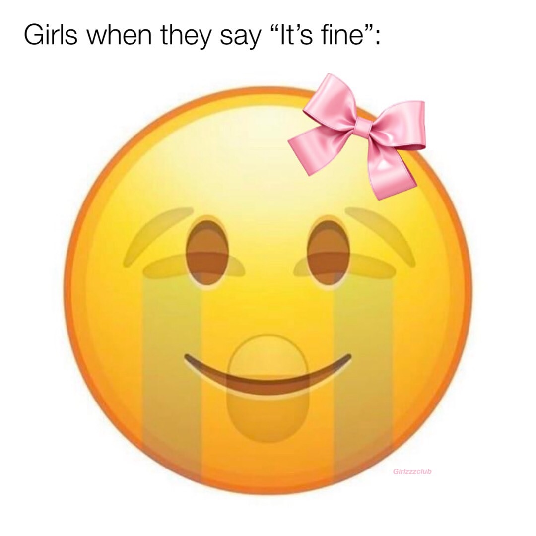 Avidlove_US's tweet image. When a girl says "I'm fine," it usually means she's not. 😅
#Avidlove #GirlCode #UnspokenWords #RelationshipHumor #InstaTruths