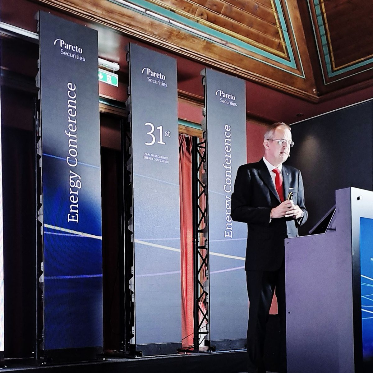 bhdkap's tweet photo. Present during Pareto`s Energy Conference, here presenting is Frontline and Stolt-Nielsen, 12.09.24 #FRO #SNI https://t.co/bQsbi9NtWT