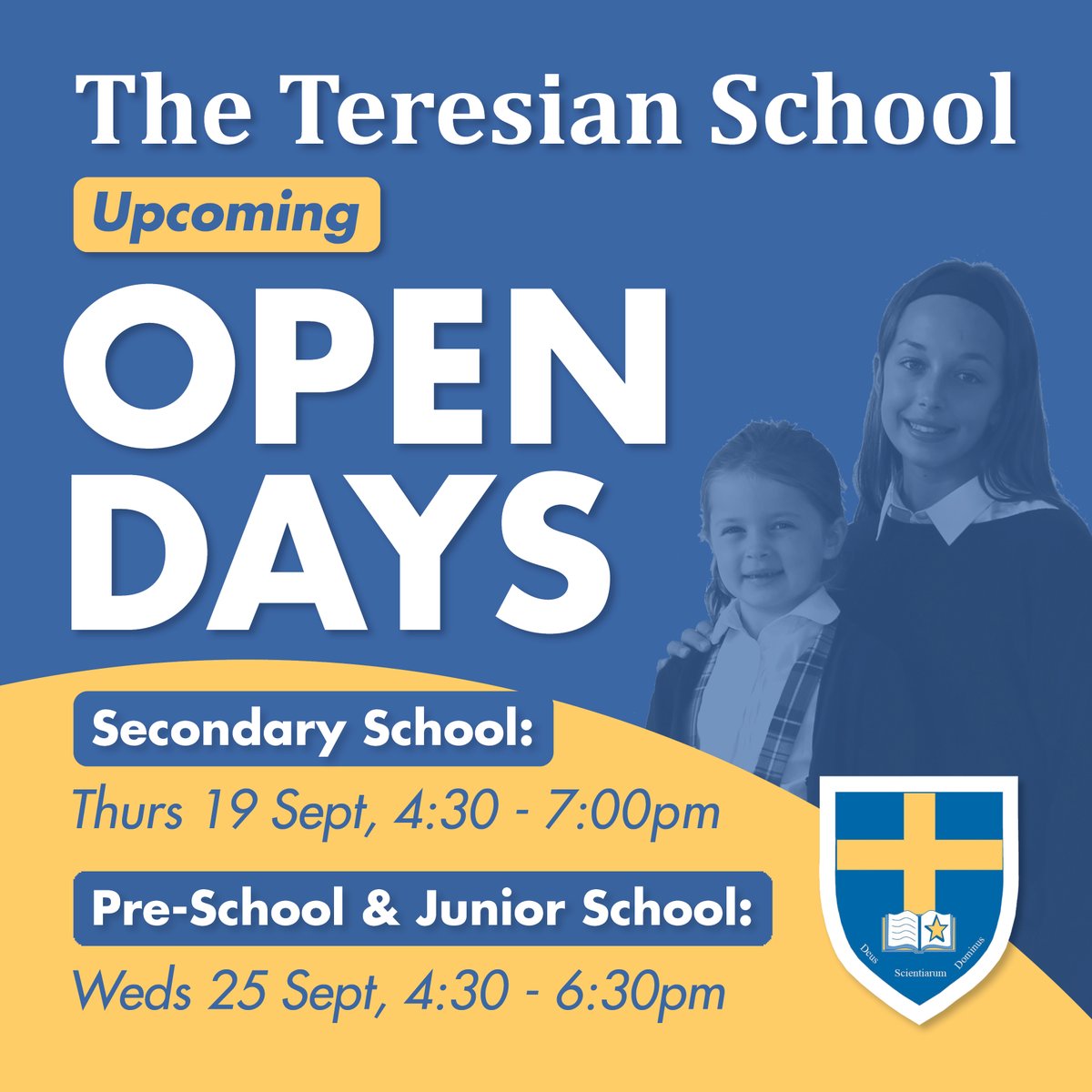 Looking forward to welcoming prospective students and parents to our Secondary School Open Day from 4:30-7pm today! Pre &amp; Junior School Open Day will be held next Wednesday 25th 4:30-6:30pm.