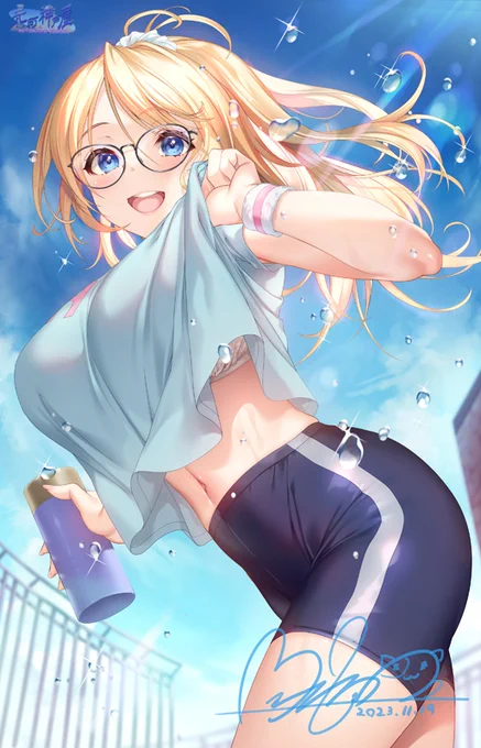 こんにちは～今日は朝暑かったですが午後は降って涼しくなりましたね今日の安眠対策#ラブライブ #絢瀬絵里 