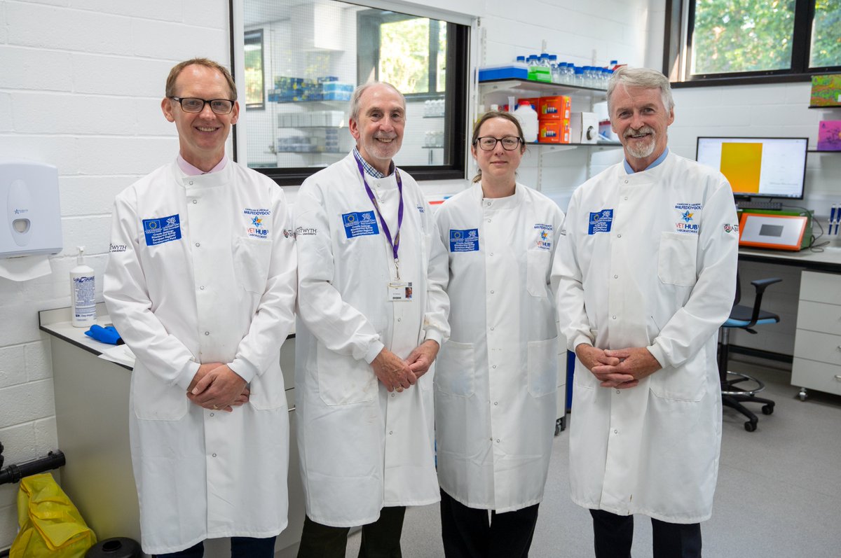It was a pleasure to welcome the Deputy First Minister  and Chief Veterinary Officer for Wales <a href="/CVOCymru/">Dr Richard Irvine</a>  <a href="/AberUni/">Aberystwyth University</a> yesterday.  The Minister addressed our  conference (<a href="/aber_tb/">AberTB</a> ) and toured our world-class veterinary education and research facilities. <a href="/Meesh5_AJ/">Amanda Jane Gibson</a> <a href="/WGRural/">Welsh Government Rural Affairs</a> #abertb