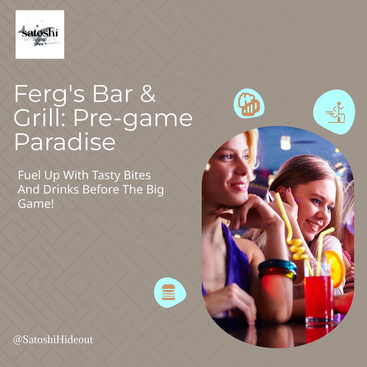 SatoshiHideout's tweet photo. Get the ultimate pre-game experience at Ferg's Bar &amp; Grill before Tampa Bay Rays games! 🍔🍻 Enjoy a vibrant atmosphere, tasty food, and great drinks. Stay at Satoshi Hideout for comfort and convenience. #FergsBarAndGrill #TampaBayRays #TheHideoutYouveBeenLookingFor https://t.co/XqD2Lhpo9f
