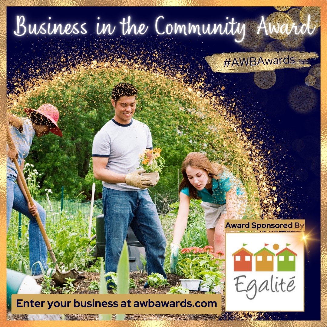 ✨ Business in the Community Award ✨

Sponsored by <a href="/EgaliteCare/">Egalite Care</a>, this award is for businesses excelling in CSR, supporting their people, sustainability, and community engagement. 

🚨 Entries close Friday!

🔗 awbawards.com

#AWBAwards #Worthing #Adur
