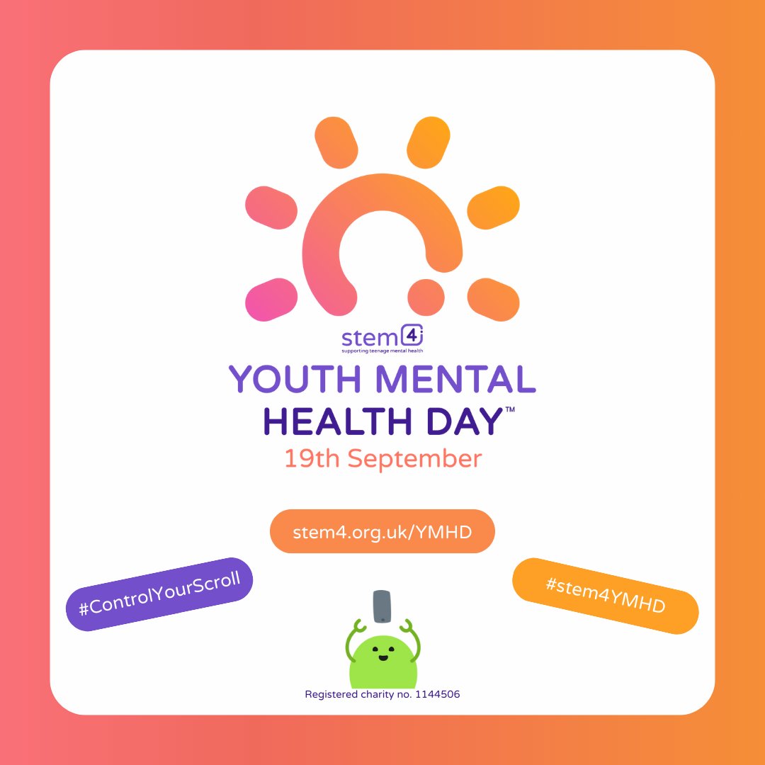 GreenbankColl's tweet photo. 👉We are proud to support Youth Mental Health Day!
👉The theme for this year is #controlyourscroll. Find out how about digital hacks and strategies for a positive and safe online experience.
👉For more information: https://t.co/m4DT7HdpCf
#YMHD #YMHD24 #stem4 https://t.co/WssfvZwOsZ