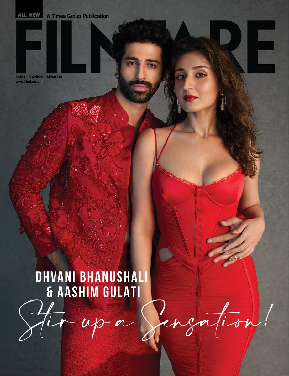 Red hot 🔥
#DhvaniBhanushali and #AashimGulati turn heads in red on the latest Digital Cover of #Filmfare ahead of the release of their upcoming film #KahanShuruKahanKhatam.

Editor-in-Chief: Jitesh Pillaai
Assistant Digital Editor/ Interview by: Vedanshi Pathak
Photographer: