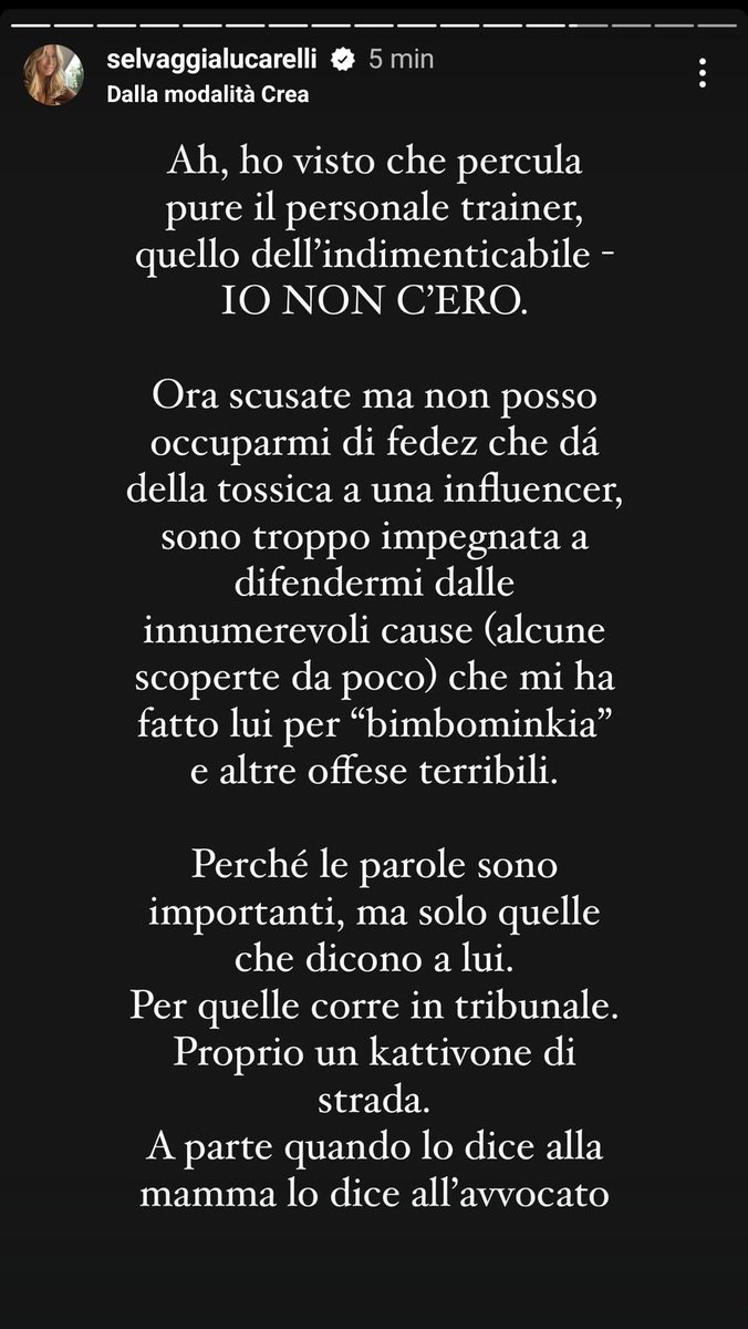 detesto dirlo ma ha servito