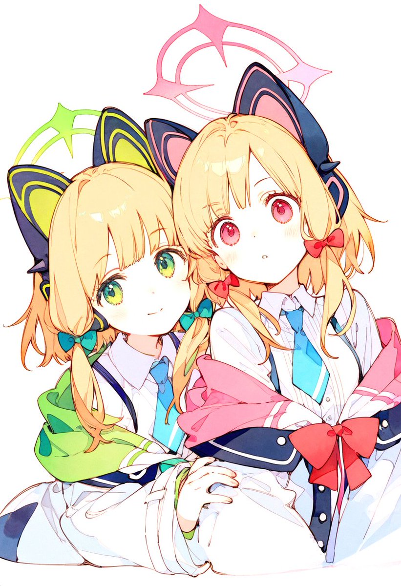 才羽モモイ＆才羽ミドリ #ブルアカ #BlueArchive