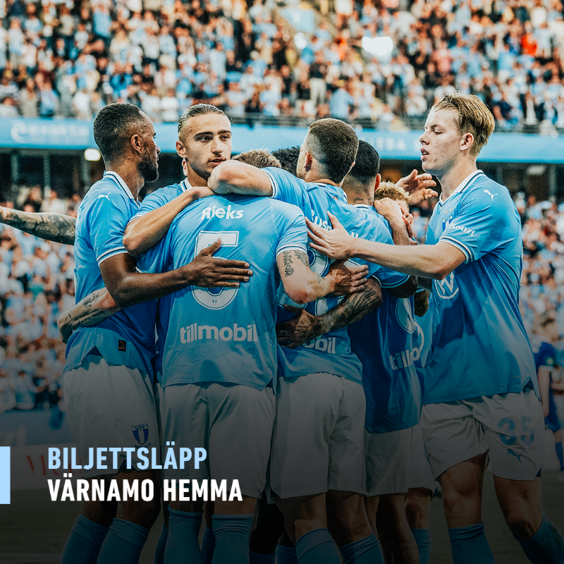 Malmo_FF's tweet photo. 🎟️ Nu släpper vi biljetterna till hemmamatchen mot IFK Värnamo till allmän försäljning!