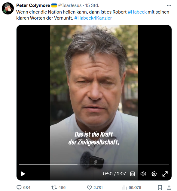 KommR_Hirsch's tweet image. Ich empfehle, den Möchtegern Jesus zu blockieren.
#JesusIsInControl
#FEARNOT

Bald sind die Grünen Khmer Geschichte. 
Falsche Propheten haben uns schon einmal ins Unglück geführt