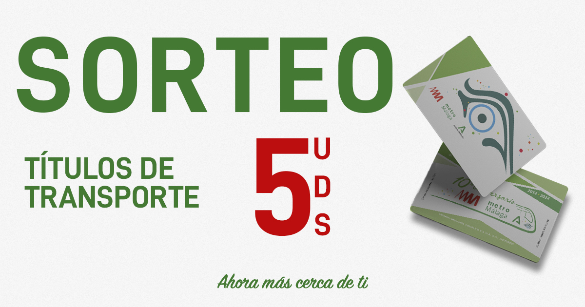 ¡Gana un título de transporte del 10º aniversario con 5€ de saldo! 🙌🏼🥳

Responde correctamente a esta pregunta y da RT para participar:

¿Para qué sirve Metro Pay? 🤔
A) Para pagar directamente en la línea de validación con tu tarjeta bancaria.
B) Para comprobar cuánto tiempo