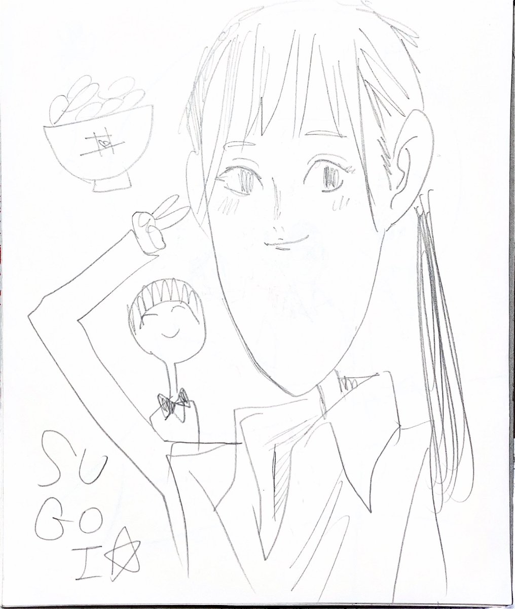 SUGOI☆
#たぶんすっごい疲れてた時のらくがき 