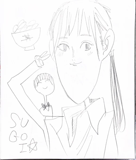 SUGOI☆
#たぶんすっごい疲れてた時のらくがき 