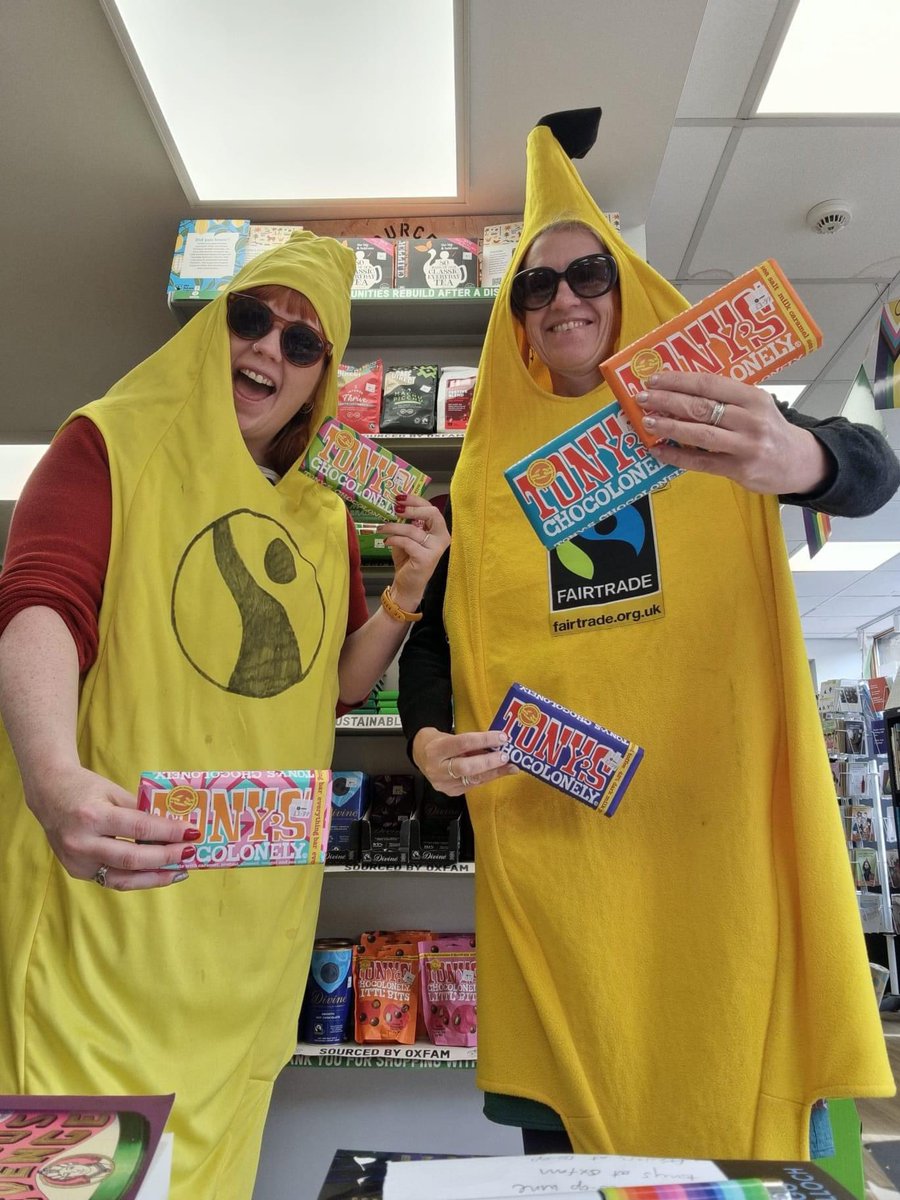 fairandfunky (@fair_funky) on Twitter photo Bananas are back to celebrate Fairtrade Fortnight 2024! We’re joining <a href="/FairtradeUK/">Fairtrade Foundation</a> in urging everyone to #BetheChange.
In your <a href="/oxfamgb/">Oxfam</a> shops you'll find a HUGE range of tasty <a href="/TonysChocoUK_IE/">Tony's Chocolonely UK & IRE</a>! Which flavours will you pick and speak up for fairer trade?!
#BeTheChange Bananas are back to celebrate Fairtrade Fortnight 2024! We’re joining <a href="/FairtradeUK/">Fairtrade Foundation</a> in urging everyone to #BetheChange.
In your <a href="/oxfamgb/">Oxfam</a> shops you'll find a HUGE range of tasty <a href="/TonysChocoUK_IE/">Tony's Chocolonely UK & IRE</a>! Which flavours will you pick and speak up for fairer trade?!
#BeTheChange
