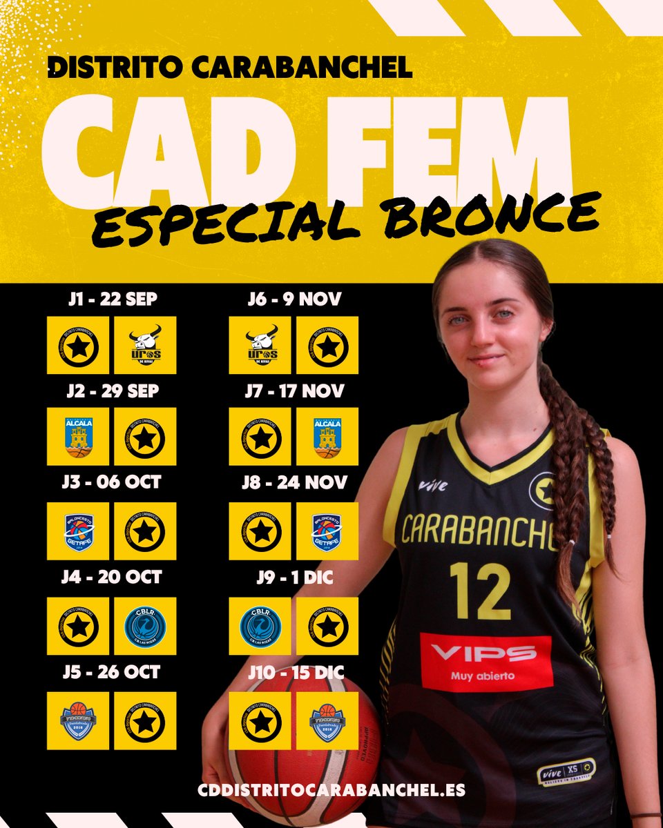 cd_carabanchel's tweet image. 📆🏀 ¡Ya están aquí los calendarios de nuestros equipos que competirán en Especial!
Damos un paso importante en nuestra estructura para continuar creciendo 💪🏻
Marca las fechas en tu agenda y acompáñanos en esta emocionante temporada 🎯