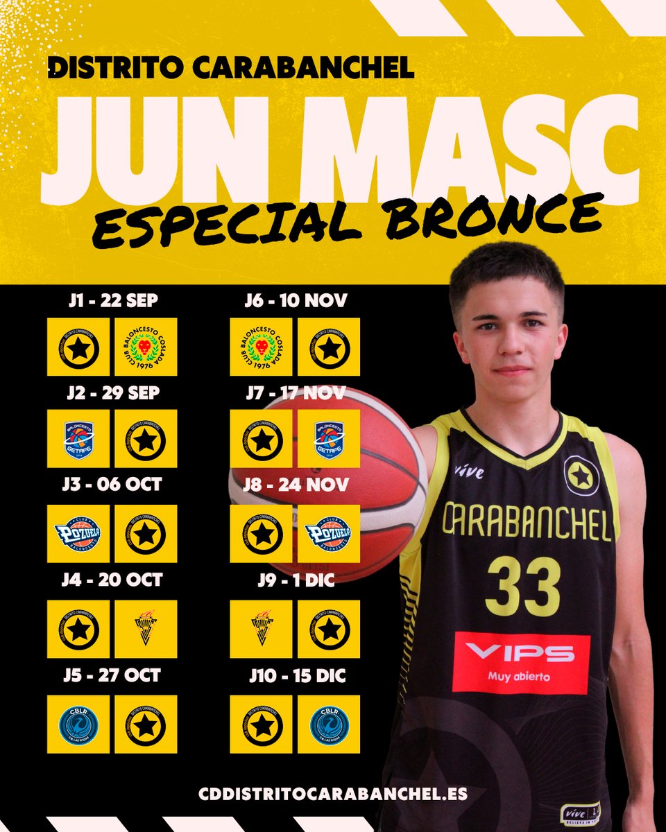 cd_carabanchel's tweet image. 📆🏀 ¡Ya están aquí los calendarios de nuestros equipos que competirán en Especial!
Damos un paso importante en nuestra estructura para continuar creciendo 💪🏻
Marca las fechas en tu agenda y acompáñanos en esta emocionante temporada 🎯