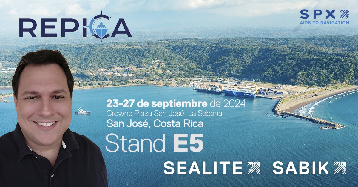 #SPXAidstoNavigation estará presente junto a International MarConsult en REPICA 2024 en el Stand E5. Luis Velásquez estará disponible para resolver todas tus dudas sobre la modernización de puertos y terminales con las ultimas soluciones en ayudas a la navegación marítima.