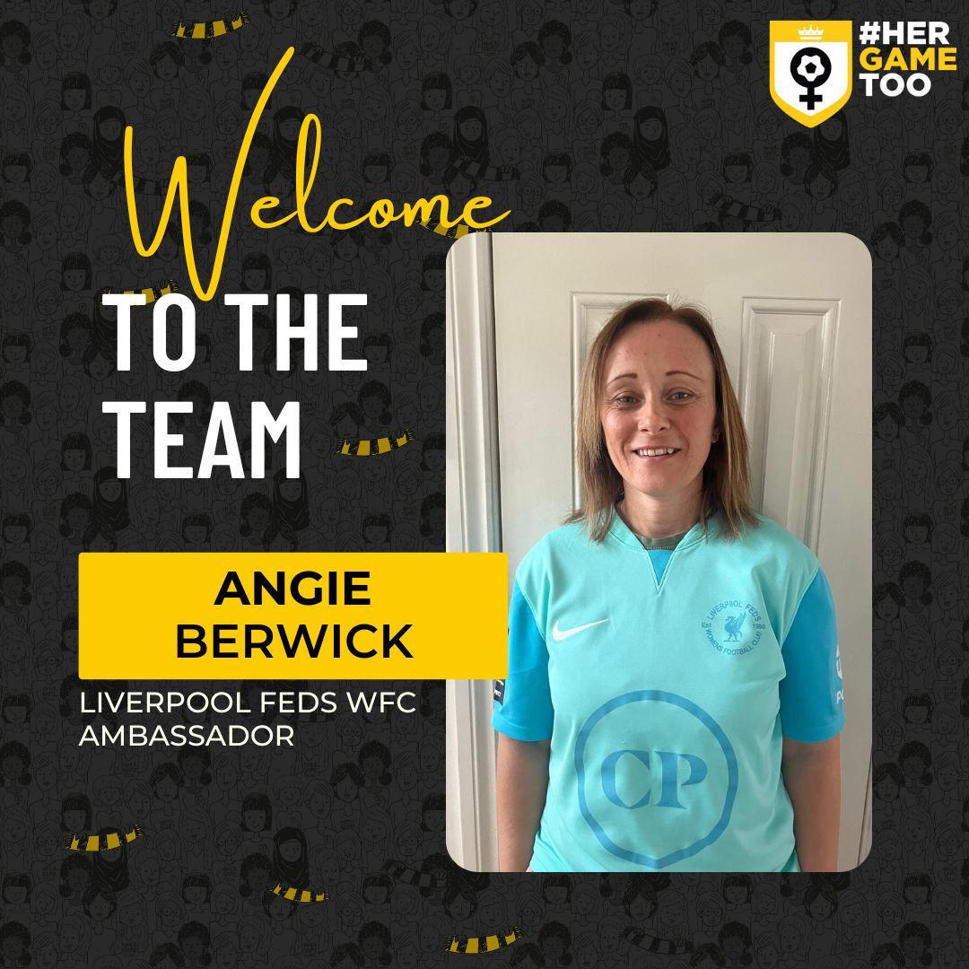 🤩 JOINT PARTNERSHIP AND AMBASSADOR ANNOUNCEMENT! 🩵

🤝 We are delighted to announce a new partnership with <a href="/LiverpoolFeds/">Liverpool Feds FC Women</a> and our new ambassador, Angie Berwick!

Read more about the join announcement here: buff.ly/3ZwcMvw 

✍️ <a href="/FChungSport/">Finley Chung</a>

#HerGameToo