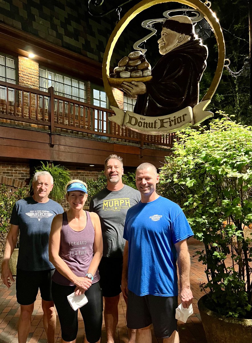 Neither rain or 🐻 bears kept this group of Supts from completing this year’s donut 🍩 run. Way to go champs. ⁦<a href="/tosstn1975/">TOSS</a>⁩ ⁦<a href="/coryellroofing/">Coryell Roofing</a>⁩ ⁦<a href="/KCSSuper/">Dr. Jon Rysewyk</a>⁩ ⁦<a href="/TimTparrott/">Dr. Tim Parrott</a>⁩