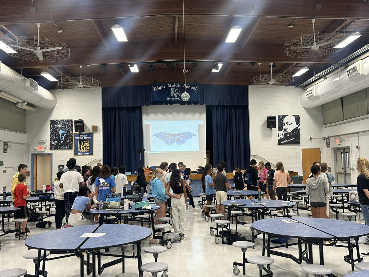 First day of training for our Wingman Leaders. This year we had over 115 applicants for our program. That shows how much our students strive to be great leaders in our school community! #EdgarPride #dylanswingsofchange <a href="/Neyda_Evans/">Neyda Evans</a> <a href="/MSD_Caputo/">Vincent Caputo</a> <a href="/DrTaniaHerzog/">Tania Herzog</a>