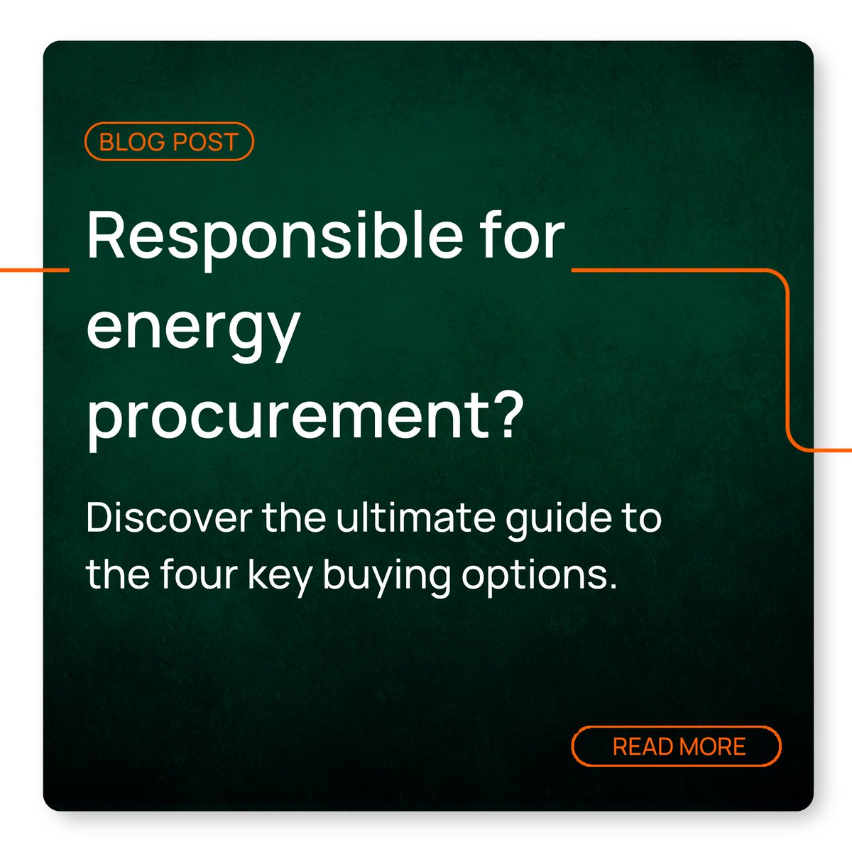 Feeling overwhelmed by energy procurement options? Find the strategy that fits your organization's risk appetite and goals.

Ready to simplify? 🔍 eu1.hubs.ly/H0ckVs_0

#EnergyProcurement #RiskManagement