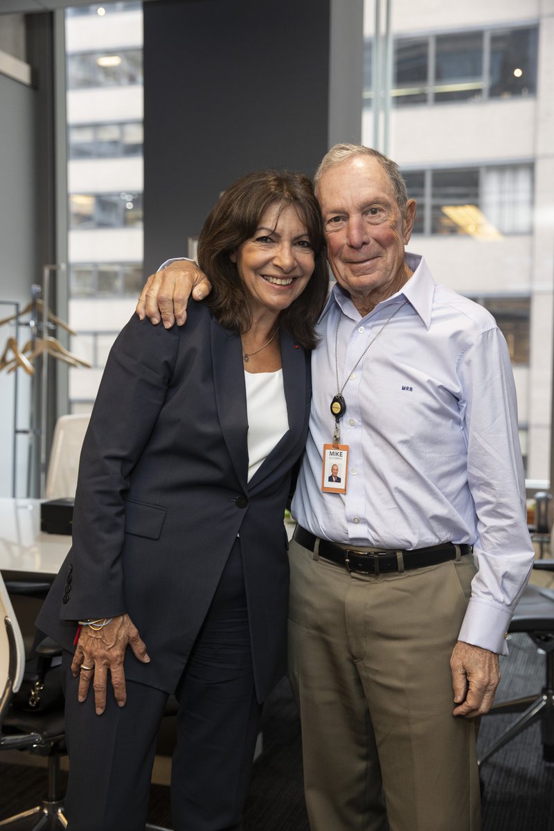 .<a href="/Anne_Hidalgo/">Anne Hidalgo</a> is a great example of how mayors can lead the way on big, global challenges. It was great to catch up to discuss climate action, local leadership, and what it was like to welcome 11 million people to her city for a memorable Olympics.