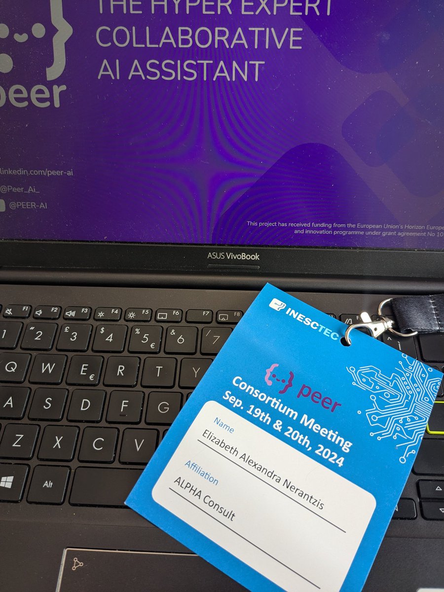 liz_nera's tweet photo. Today I am at @INESCTEC premises in Porto, to celebrate @Peer_Ai_ general assembly! Looking forward to the discussions and the next steps

Want to know more? DM me and visit https://t.co/TYkk89NYAI

#ai #ai4good #horizoneurope #collaborativeAI https://t.co/VmMZudyOMf