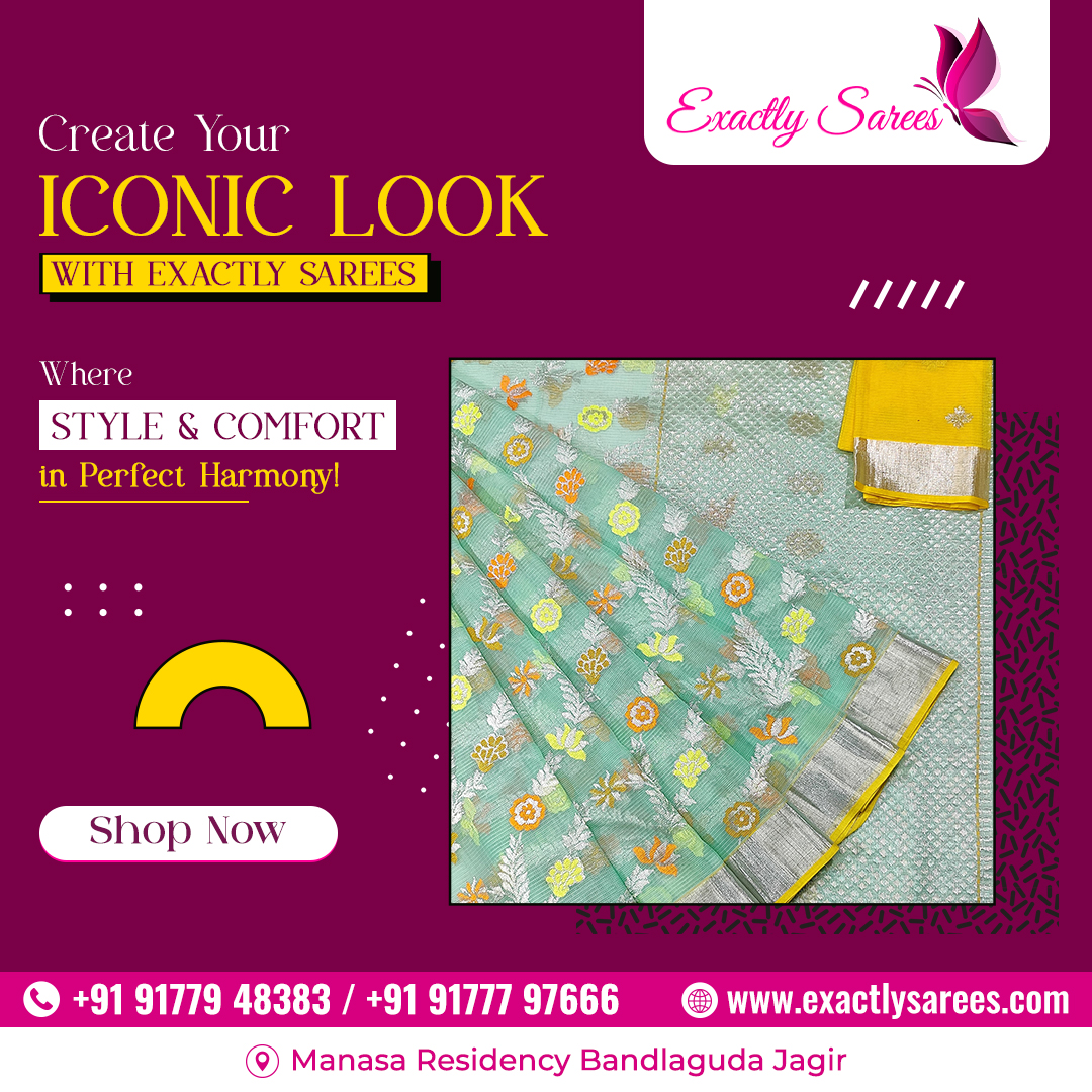 Xactly_Sarees's tweet photo. Unleash your unique style with Exactly Sarees where elegance meets unmatched comfort.

Contact Now: 9177797666

Visit Now: https://t.co/95r3SmJHw3

#exactlysarees #sareelove #ethnicfashion #indianwear #moderntradition #sareestyle #fashionwithcomfort #weddingseason #festivestyle https://t.co/qiuIQwRkHF