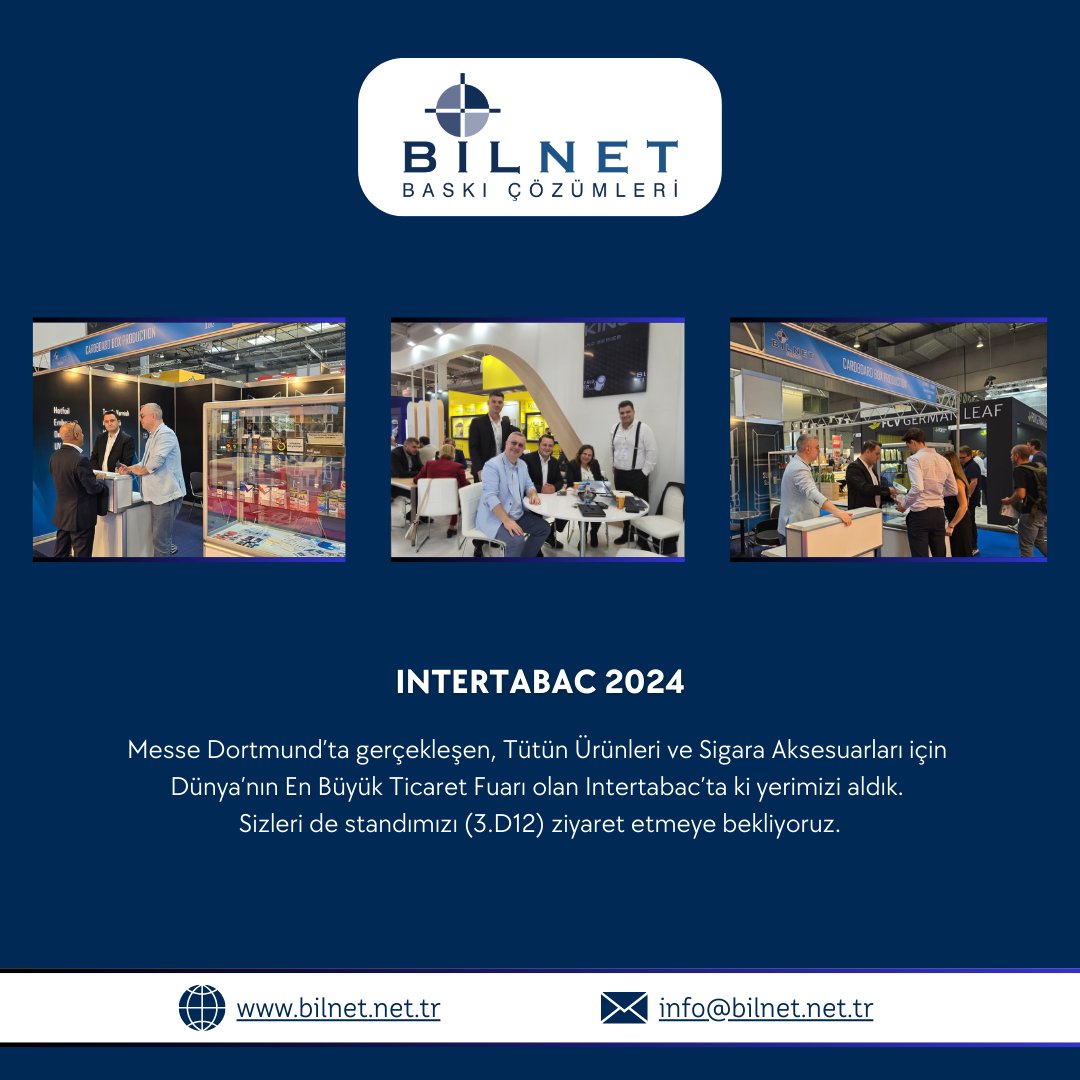 Bilnet_Matbaa's tweet image. INTERTABAC 2024 

#bilnetmatbaacılık #intertabac2024