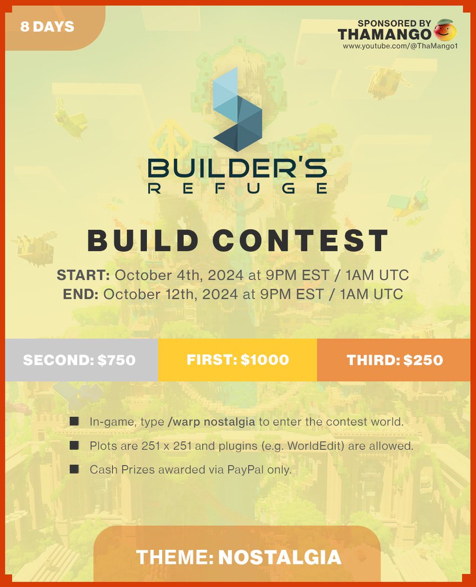 New "Nostalgia" themed contest coming up in October! Check our Discord for more events and updates! discord.gg/steak