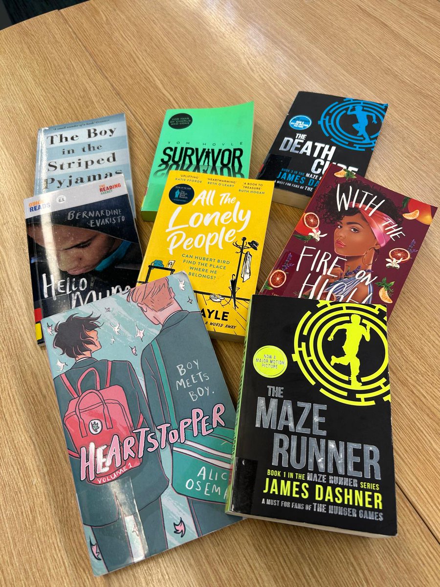 We were pleased to welcome GCSE group E10 into the LRC today at Princes Road. Here are a selection of what they chose from the shelves today. Great choices, and we look forward to hearing your reviews on the ones that were loaned! 📚