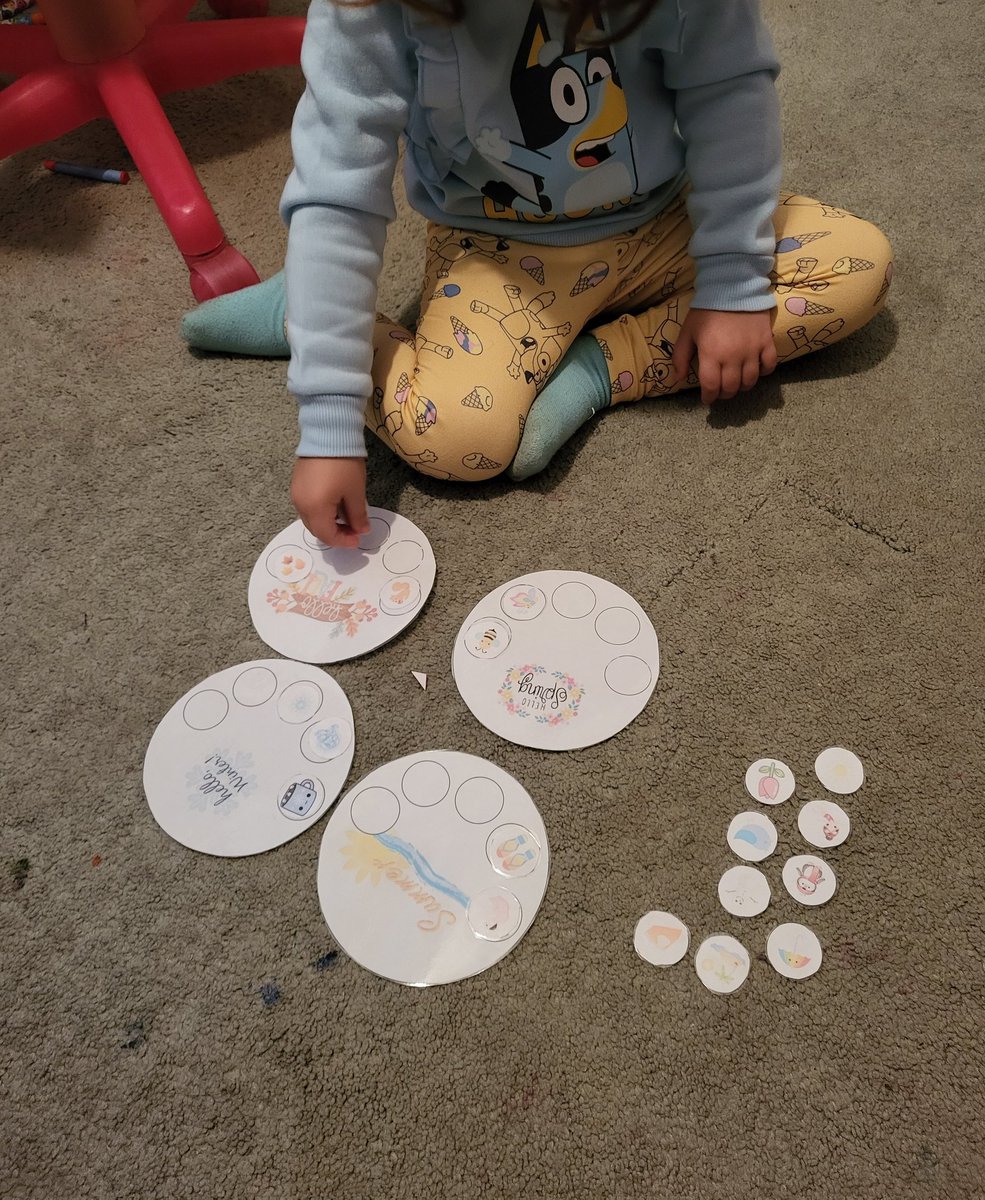 Learning about the different seasons!