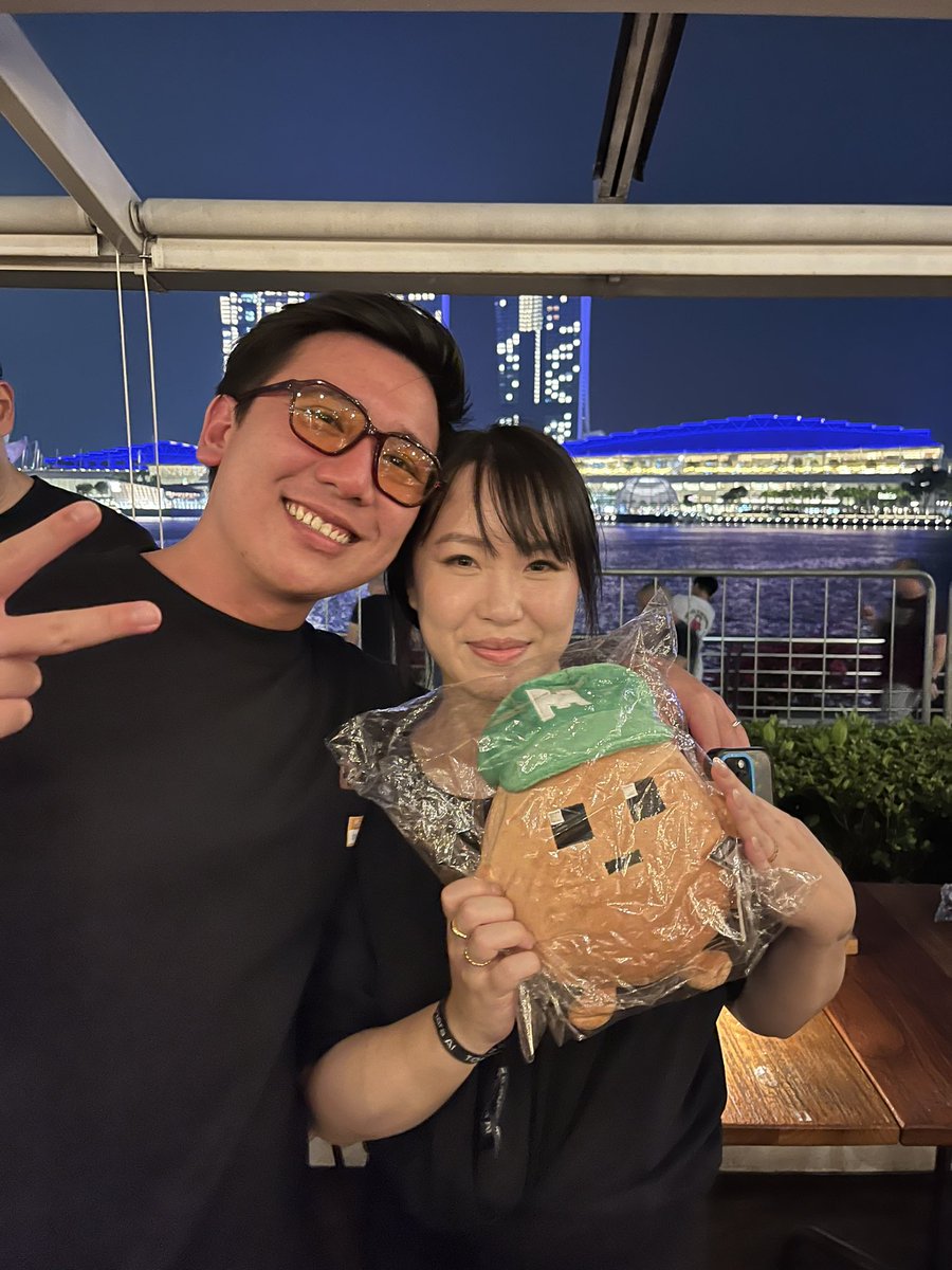 Always an awesome night with <a href="/karenckarenc/">Karen ❤️ Memecoin</a> 

Thank you <a href="/9GAG/">9GAG ❤️ Memeland</a> !!!