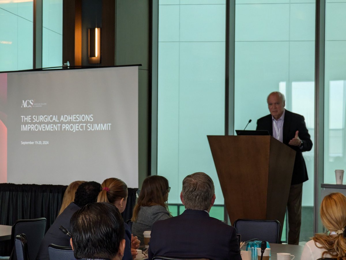 Natalie Boden (@nataliebodenmba) on Twitter photo The <a href="/AmCollSurgeons/">American College of Surgeons</a> is hosting an international gathering of surgeons and scientists to help solve the contradictory problem of surgical adhesions. Can't wait to see what this brilliant group develops! The <a href="/AmCollSurgeons/">American College of Surgeons</a> is hosting an international gathering of surgeons and scientists to help solve the contradictory problem of surgical adhesions. Can't wait to see what this brilliant group develops!