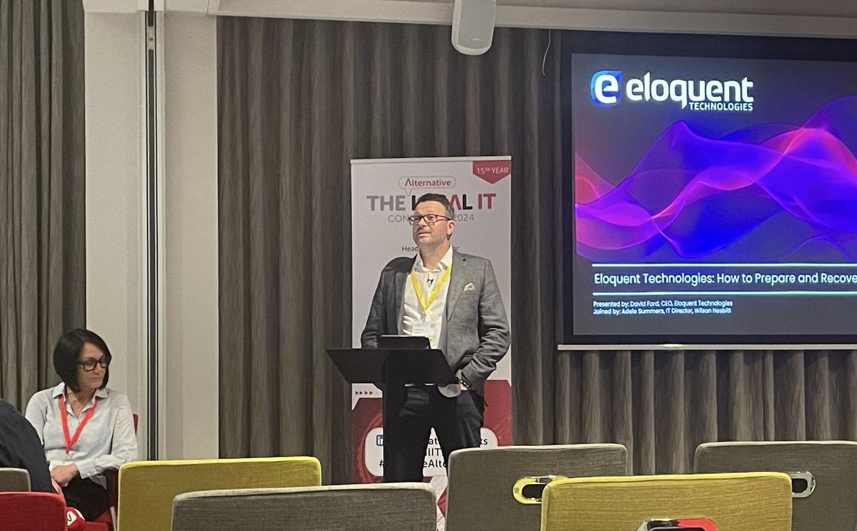 Eloquent Technologies (@eloquenttech) on Twitter photo We had a fantastic time at the Alternative Legal IT Conference yesterday. It was a pleasure connecting with so many of you, and we look forward to continuing to build those relationships.
<a href="/altevents_/">Alternative Events</a>
#LegalIT2024 #LegalTech We had a fantastic time at the Alternative Legal IT Conference yesterday. It was a pleasure connecting with so many of you, and we look forward to continuing to build those relationships.
<a href="/altevents_/">Alternative Events</a>
#LegalIT2024 #LegalTech