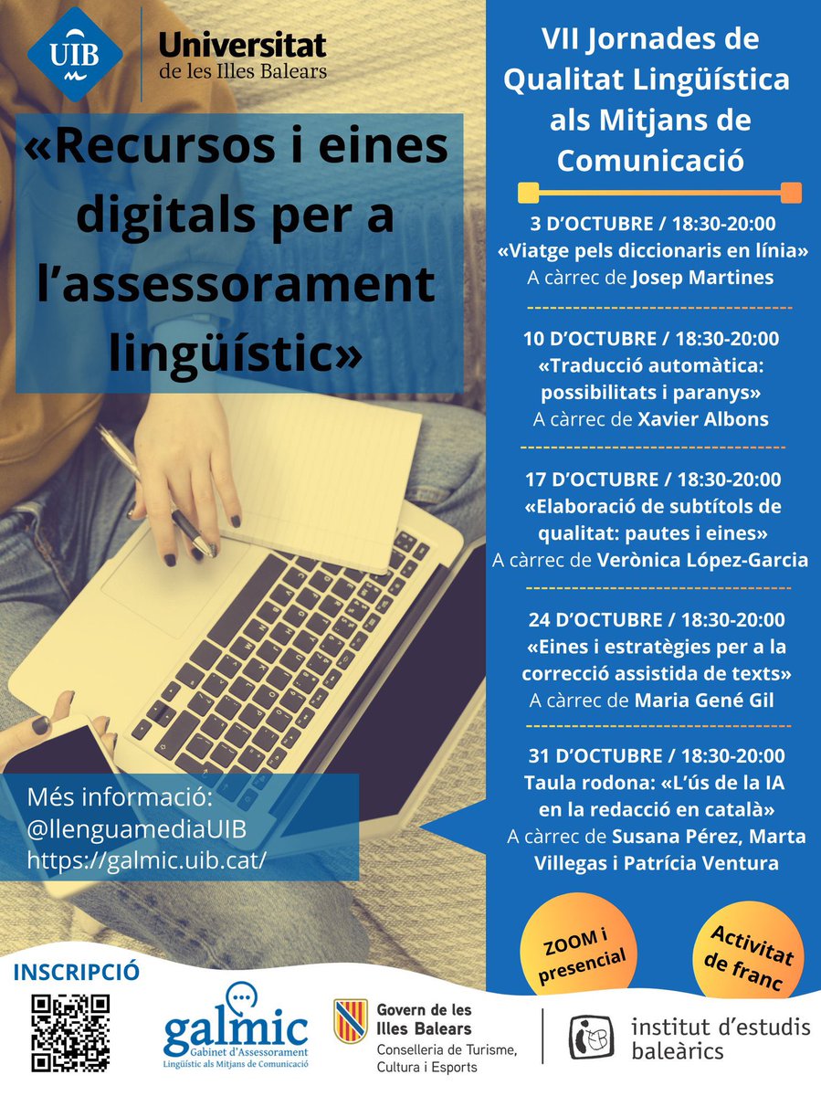 “Viatge pels diccionaris en línia” per Josep Martines, president de la Comissió de Lexicografia de l’<a href="/iec/">IEC</a>.  I després, més. 
3.10.24, presencial i en línia.