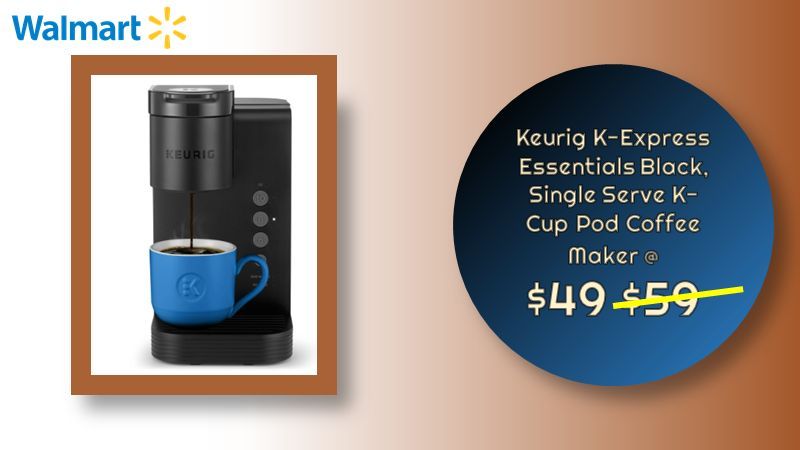 offersuniversal's tweet image. #Keurig K-Express Essentials Black, Single Serve K-Cup Pod Coffee Maker @ $49
Was $59

➡️ buff.ly/47zKW3m

#walmartfinds #dealsAndSave #coffeemaker