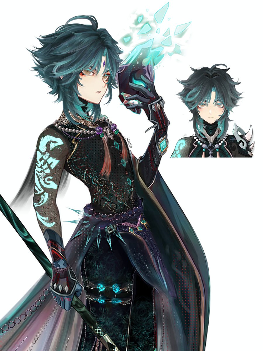 chururira2da3's tweet photo. Full version of my Xiao redesign ᕙ⁠(⁠ ⁠ ⁠•⁠ ⁠‿⁠ ⁠•⁠ ⁠ ⁠)⁠ᕗ sigma what #xiao #GenshinImpact #原神 #genshinfanart #genshinedit https://t.co/8rAaUqTVVK