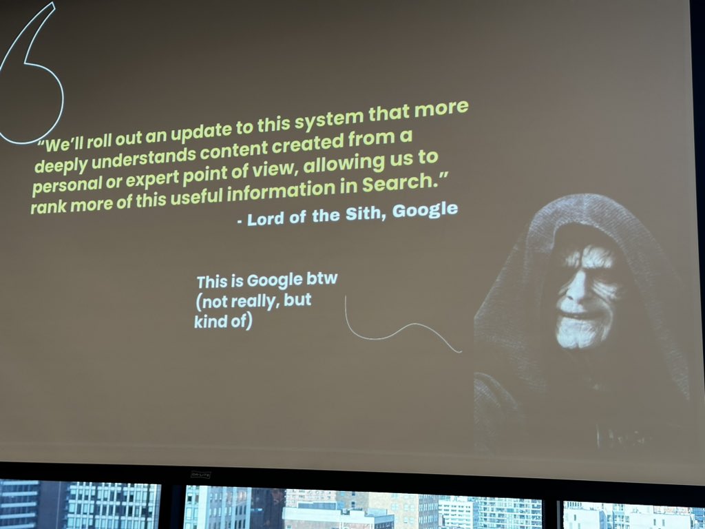 This might be my most favorite presentation of all time <a href="/techseowomen/">Women in Tech SEO</a>