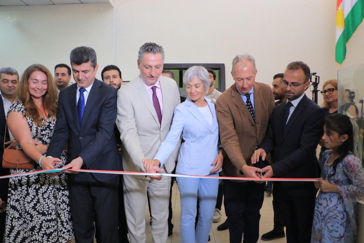 ItalyinKRI's tweet photo. Exhibition on #ItalianArchaeologicalMissions in Iraqi Kurdistan opened today at #DuhokNationalMuseum and stay on until next October 24! 

@ItalyinIraq
@ItalyMFA
@ItalyMFA
@MicheleCamerota https://t.co/bZ8pqDeE71