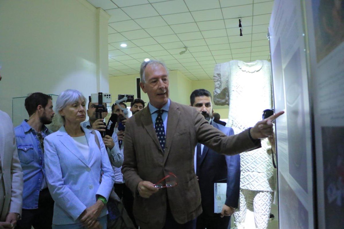 Exhibition on #ItalianArchaeologicalMissions in Iraqi Kurdistan opened today at #DuhokNationalMuseum and stay on until next October 24! 

<a href="/ItalyinIraq/">Italy in Iraq</a>
<a href="/ItalyMFA/">Farnesina 🇮🇹</a>
<a href="/ItalyMFA/">Farnesina 🇮🇹</a>
<a href="/MicheleCamerota/">Michele Camerota</a>