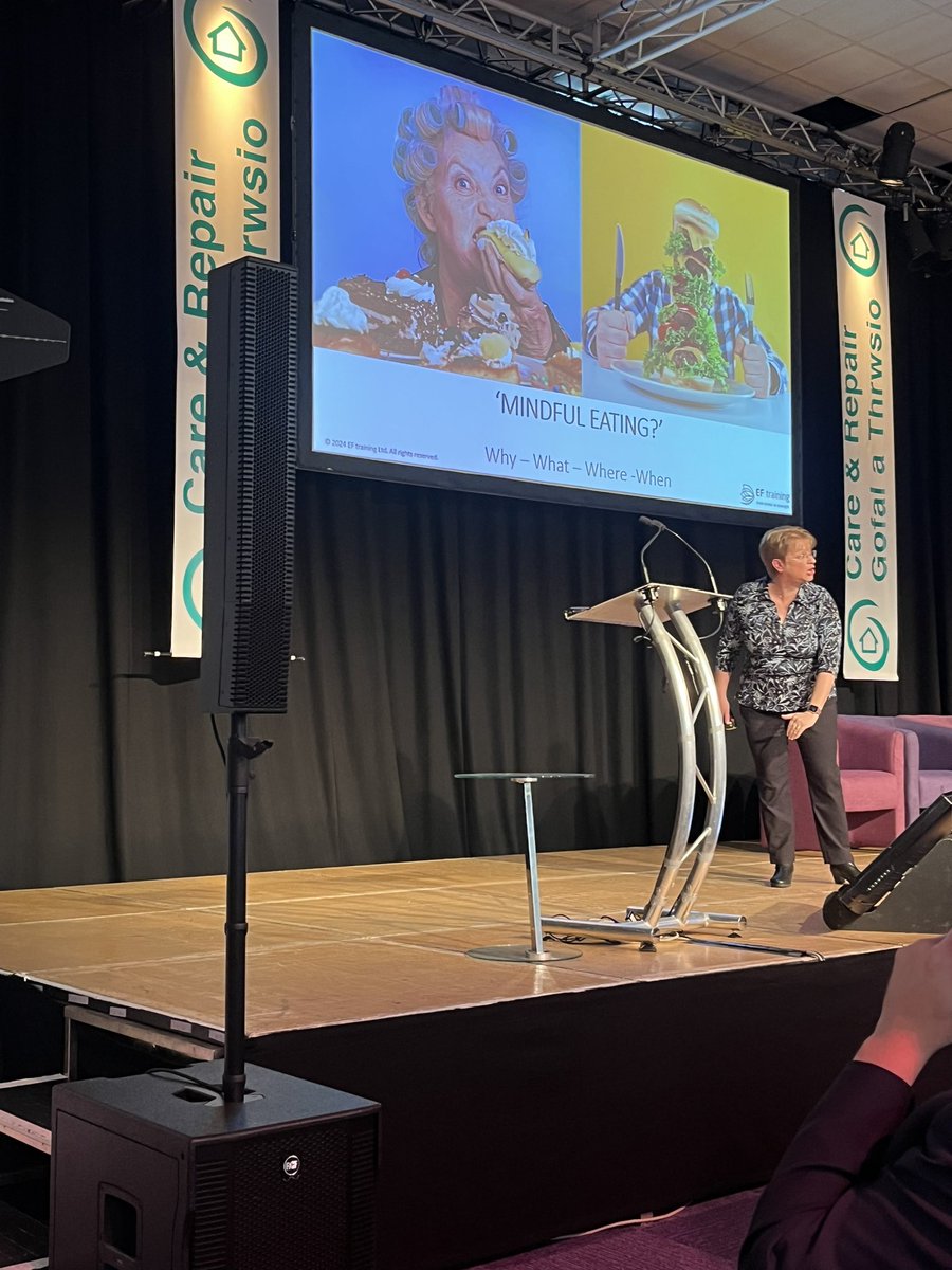 Fascinating, insightful session on “compassion fatigue” and tools to help with this from @eftraining_CF Jayne Ellis #CRConf24 <a href="/CRCymru/">Care & Repair Cymru</a>