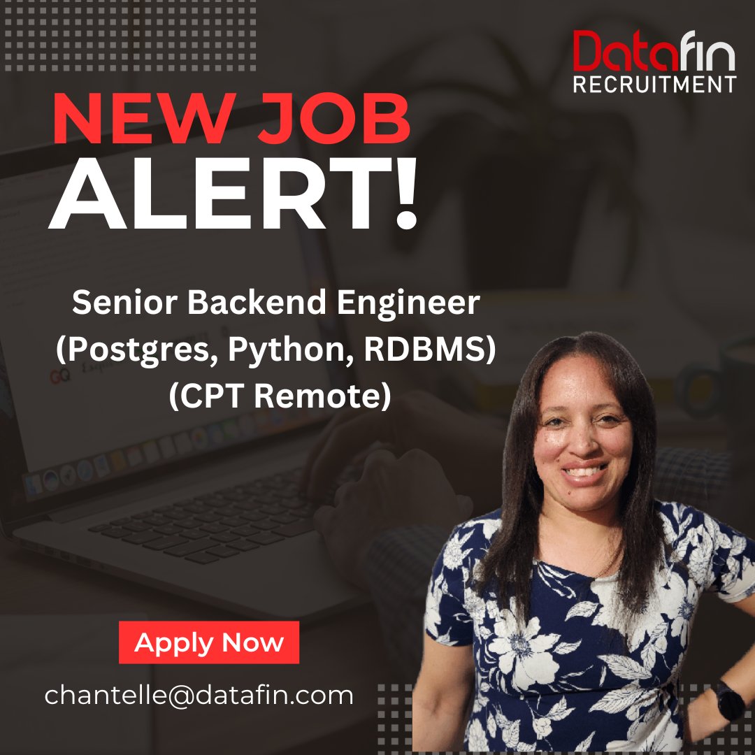 DatafinSA's tweet image. THE coding expertise of a Senior Backend Engineer is sought to join the team of a fast-growing SaaS company providing innovative compliance monitoring solutions for the Financial Services industry. 

Apply here - datafin.com/job/senior-bac…

#seniorbackendengineer #datafinrecruitment