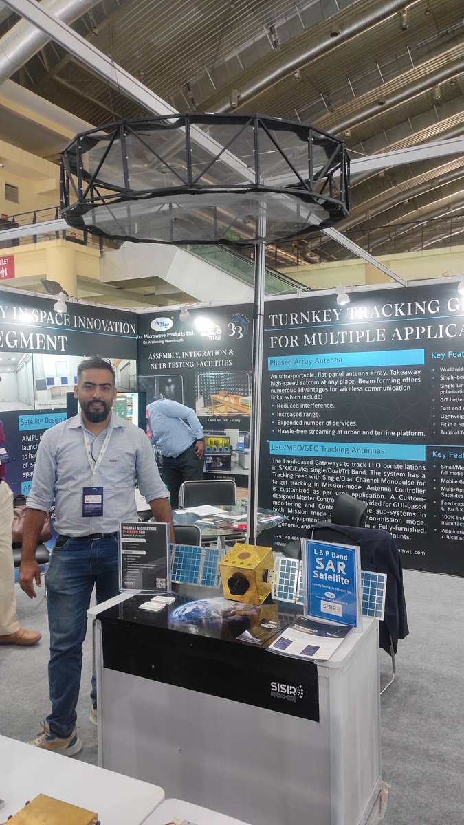 SisirRadar's tweet image. Day 2 at #BSX2024! Visit us at Stall 132 for groundbreaking innovations in #SARtech and #SpaceTechnology #bangalorespaceexpo #bangalore