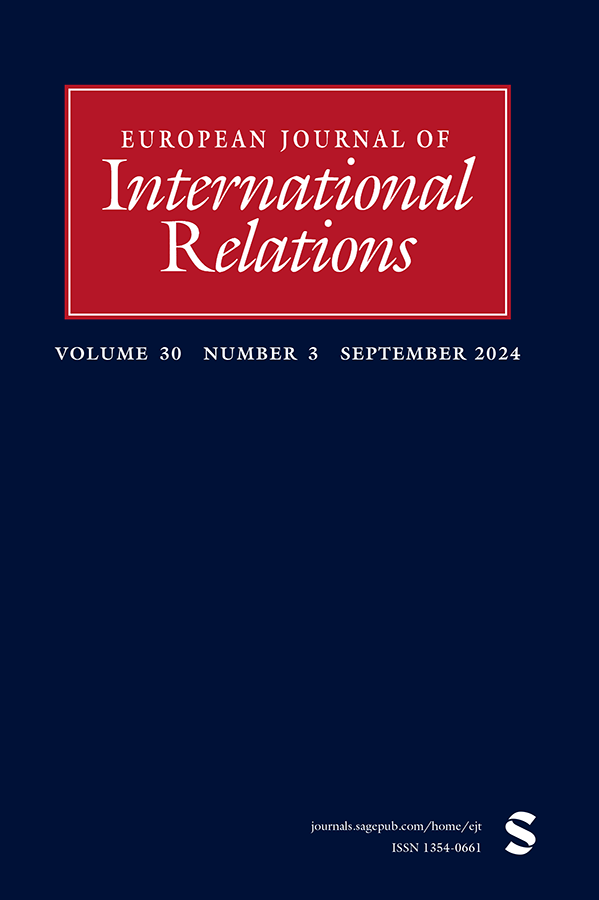 EJIR (European Journal of International Relations) tweet media