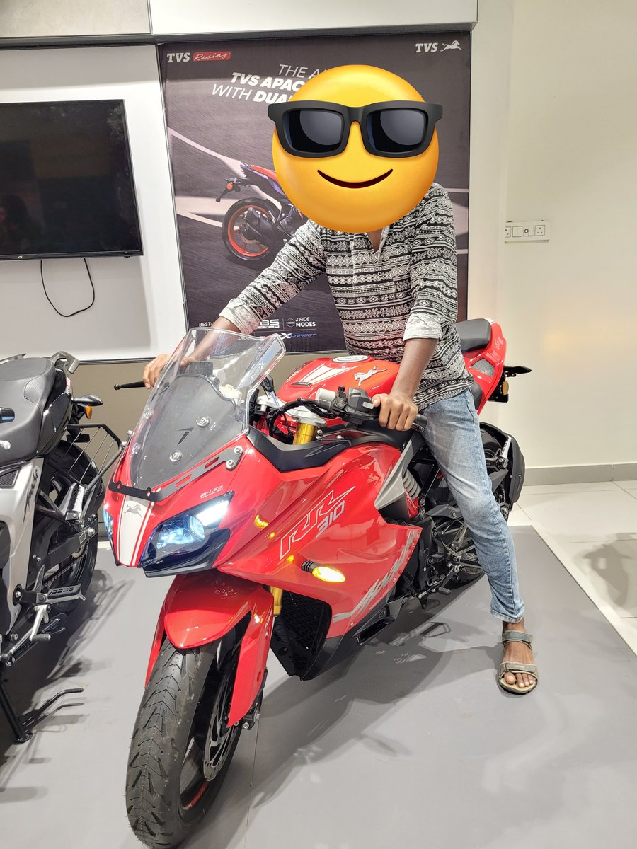 alwaysmaahi7's tweet photo. Good evening my X family
#ApacheRR310 #newbike #bikelover https://t.co/hXztEwm91f