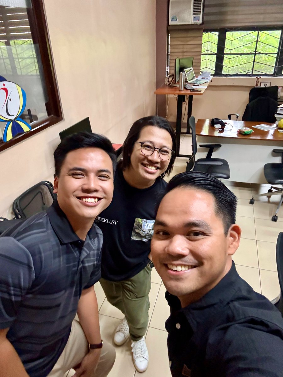 Jess Montajes (@jess_montajes) on Twitter photo A fleeting yet meaningful encounter with Dr. <a href="/otserquina/">Oscar T. Serquiña, Jr.</a>, PhD in Performance Studies Coordinator, at his office
It's lovely seeing you again, Sir OJ! A fleeting yet meaningful encounter with Dr. <a href="/otserquina/">Oscar T. Serquiña, Jr.</a>, PhD in Performance Studies Coordinator, at his office
It's lovely seeing you again, Sir OJ!