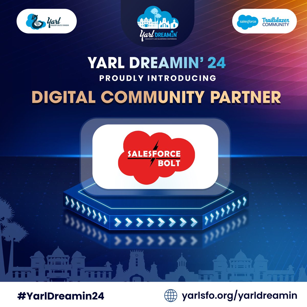 Yarl Dreamin #YarlDreamin24 (@yarldreamin) on Twitter photo ๐๐ป๐๐ฟ๐ผ๐ฑ๐๐ฐ๐ถ๐ป๐ด ๐ข๐๐ฟ ๐๐ถ๐ด๐ถ๐๐ฎ๐น ๐๐ผ๐บ๐บ๐๐ป๐ถ๐๐ ๐ฃ๐ฎ๐ฟ๐๐ป๐ฒ๐ฟ ๐ณ๐ผ๐ฟ ๐ฌ๐ฎ๐ฟ๐น ๐๐ฟ๐ฒ๐ฎ๐บ๐ถ๐ป'๐ฎ๐ฐ โ ๐ฆ๐ฎ๐น๐ฒ๐๐ณ๐ผ๐ฟ๐ฐ๐ฒ ๐๐ผ๐น๐!
We are thrilled to announce <a href="/SalesforceBolt/">Salesforce Bolt โก๏ธ</a> as our official Digital Community Partner for Yarl Dreamin'24! Launched in March 2020 ๐๐ป๐๐ฟ๐ผ๐ฑ๐๐ฐ๐ถ๐ป๐ด ๐ข๐๐ฟ ๐๐ถ๐ด๐ถ๐๐ฎ๐น ๐๐ผ๐บ๐บ๐๐ป๐ถ๐๐ ๐ฃ๐ฎ๐ฟ๐๐ป๐ฒ๐ฟ ๐ณ๐ผ๐ฟ ๐ฌ๐ฎ๐ฟ๐น ๐๐ฟ๐ฒ๐ฎ๐บ๐ถ๐ป'๐ฎ๐ฐ โ ๐ฆ๐ฎ๐น๐ฒ๐๐ณ๐ผ๐ฟ๐ฐ๐ฒ ๐๐ผ๐น๐!
We are thrilled to announce <a href="/SalesforceBolt/">Salesforce Bolt โก๏ธ</a> as our official Digital Community Partner for Yarl Dreamin'24! Launched in March 2020